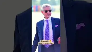 Dr. S Jaishankar entry..Aura in enemy land 😎#swagg #indiapower #aura