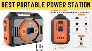 FLYLINKTECH 300W Portable Power Station Review | 75000mAh with 2 AC Outlets 2 DC 4 USB Ports