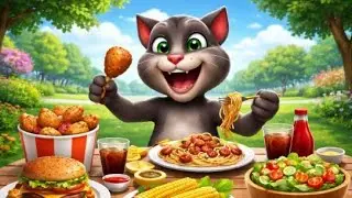 talking tom chicken party 🥳