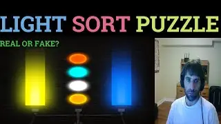 LIGHT SORT PUZZLE. Sort colours inside vials for paypal money.
