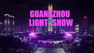 Guangzhou Light show - entirely shot by drone