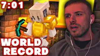 RESTT – REAKCIA NA MINECRAFT SPEEDRUN WORLD RECORD (7:01)