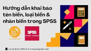 Hướng dẫn khai báo tên biến, loại biến & nhãn biến trong SPSS | Chuẩn hóa dữ liệu phân tích