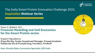 Inspiration Webinar Series - Financial Modelling and Unit Economics for the Smart Protein sector