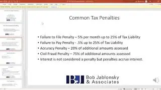 Removing IRS Penalties using the First Time Abatement option.