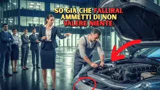 “Ripara Il Motore O Ammetti Che Sei Inutile!” —La Ceo Umiliò Il Padre Single, Ma Il Talento Parlò...