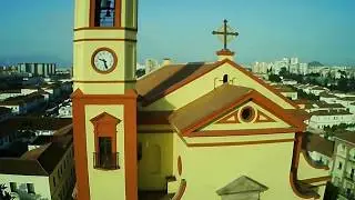 Málaga a Vista de Dron La Iglesia de Carranque Málaga