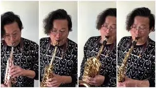パッヘルベルのカノン Canon by Johann Pachelbel サクソフォン四重奏 Saxophone quartet