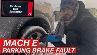 Неисправность электрического стояночного тормоза (автомобиль Ford застрял в снегу)