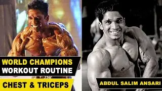 Chest and Triceps Workout | World Champions Workout Routine | Abdul Salim Ansari | Fitness Ki Chowki