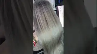 Light Ash Gray Hair Color Done with Lourich Permanent Hair color Cream Shade No. 12.16