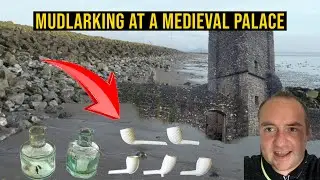 mudlarking bottle digging & metal detecting scotland during spring & neap tides super low tide hunt