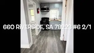 660 Riverside #6 San Antonio, TX 78223  2 Beds / 1 Bath apt