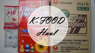 [Vlog] Korean Food Haul #1