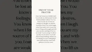 End of year prayer #jesus #thankujesus #god #2025