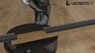 Laconistiq. Монтаж теневого плинтуса. Вариант монтажа 3
