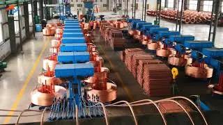 copper rod upcasting line