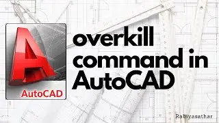 AutoCAD tutorial  - overkill command