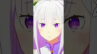 emilia emang g ada obat #rezero #emilia #anime #shorts