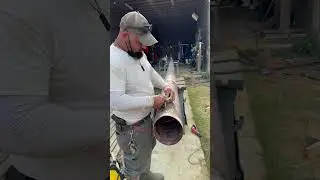 Custom Flag pole pt 10 FLAG Pulley System .#diyprojects #customflagpole #security