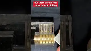 Picking with jiggler keys inside look #locksport #lockpicking #locksportenthusiast #lockpickingtools