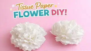 Tissue Paper Flower DIY | Easy & Beautiful Paper Flower Craft |