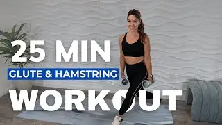 🔥25 Minute Glute & Hamstring Dumbbell Circuit | No Bench, Balanced Unilateral Strength & Burn 🔥