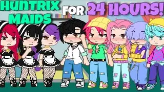 Huntrix MAIDS for 24 HOURS! | Kpop Demon Hunters | Gacha Club
