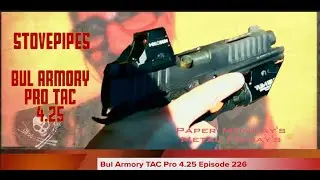 Стрельба из Bul Armory TAC Pro 4.25. Часть 2. Использование дымоходов и слабых патронов в пистоле...