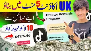 Tiktok UK Account Kaise Banaye | UK Tiktok Account Kaise Banaye | Uk Account Kaise Banaye 2025🔥