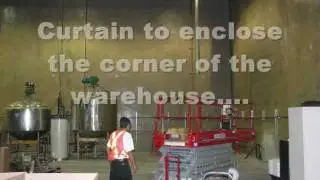 Warehouse Dividers Curtains