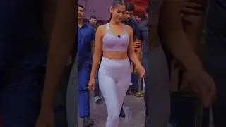 Part 2 Sonal Chauhan arrived at City Mall on yoga day #sonalchauhan #trending #yoga #capcut #viral