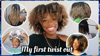 Attempting my 1st TWIST OUT after pulling out my dreadlocks |NEW Wash Routine||Abby Laura