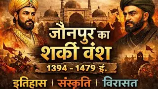 जौनपुर का शर्की वंश (1394&ndash;1479 ई.) | संपूर्ण इतिहास | UPPCS GS-5 || Lacture-9