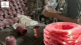How Plastic Rope Is Made | Industrial Plastic Doori Making