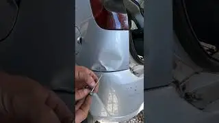 Spotter caseira. Tirando amassado #vivendo_de_catira #pintura #carros #funilaria #venda #reforma