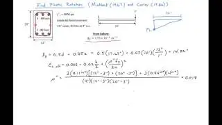 7 - Example:  Plastic Rotation of Reinforced Concrete Member