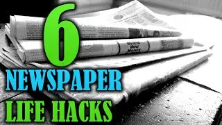 6 Newspaper Life Hacks | 6 Creative Ideas to use newspaper for