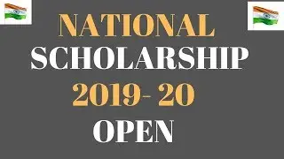 National Scholarship Portal 2020 Open | How To Apply MCM, Post Matric, Pre Matric Scholarship ||