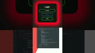 login from animation using html and css 