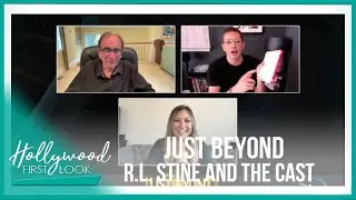 JUST BEYOND (2021) | R.L. Stine and the cast chat with Sari Cohen