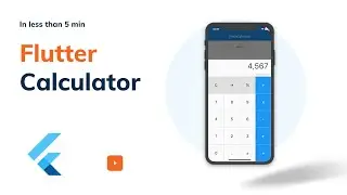 Flutter Calculator in less than 5 min 😱😱