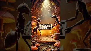 Day in Antopia #1 &ndash; Building Tools | The Tiny Ant World 🛠️🐜 #relaxingshorts #tinyworld #ai