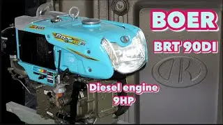 Diesel engine BOER BRT90 DI 9hp #geartv