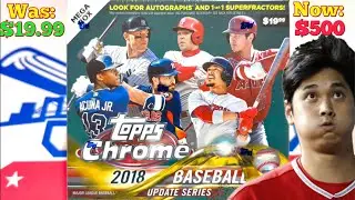 2018 TOPPS CHROME UPDATE!  SHOHEI OHTANI AND JUAN SOTO ROOKIE CARD HUNT!