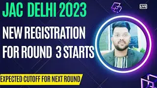 Jac Delhi Counselling 2023 Urgent official update ✅ | Round 3 registration and choice filling #jac