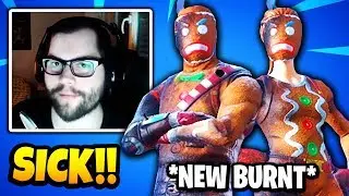 Dakotaz Reacts To *BURNT* GINGERBREAD SKINS (MERRY MAURADER & GINGER GUNNER SKIN) | Fortnite Daily