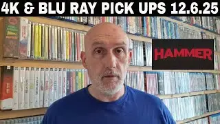 4K & Blu Ray & Hammer Pick ups 12.6.25