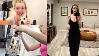 Daily VLOG! quarantine haircut, workout, unboxing, meals, BTS editing.