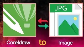 CDR to JPG | How to convert Coreldraw file to image | Coreldraw to Image #graphicdesign #coreldraw